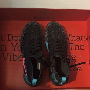 Nike Black and Pink Sneakers